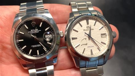 grand seiko snowflake vs rolex.